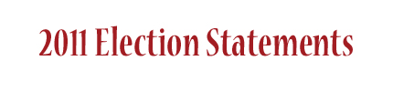 2011 ACS Election Statements
